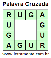 Palavra Cruzada Ruga