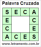 Palavra Cruzada Seca