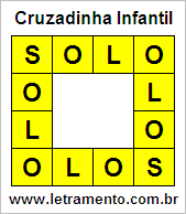 Cruzadinha Infantil Solo