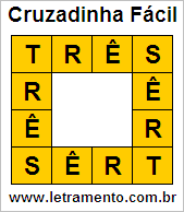 Cruzadinha Fácil Três