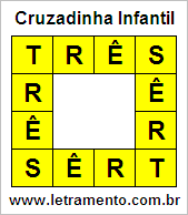 Cruzadinha Infantil Três