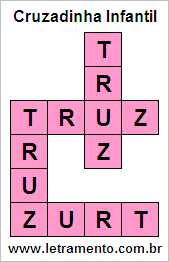 Cruzadinha Infantil Truz