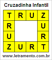 Cruzadinha Infantil Truz