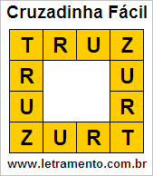 Cruzadinha Fácil Truz