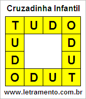 Cruzadinha Infantil Tudo