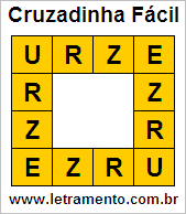 Cruzadinha Fácil Urze