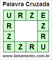 Palavra Cruzada Urze