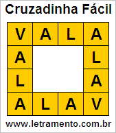 Cruzadinha Fácil Vala