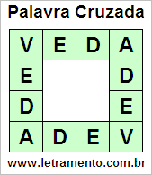 Palavra Cruzada Veda