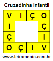 Cruzadinha Infantil Viço