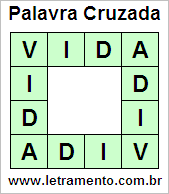 Palavra Cruzada Vida