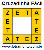 Cruzadinha Fácil Zeta