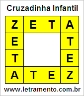 Cruzadinha Infantil Zeta