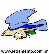 Letramento Falcão Animal Com a Letra F