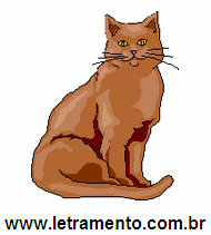 Letramento Gato Animal Com a Letra G