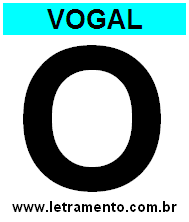 Letra O Vogal