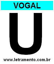 Letra U Vogal