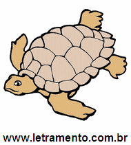 Letramento Quelônio Animal Com a Letra Q