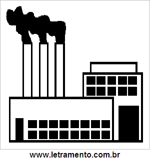 Fábrica Soltando Fumaça Pela Chaminé